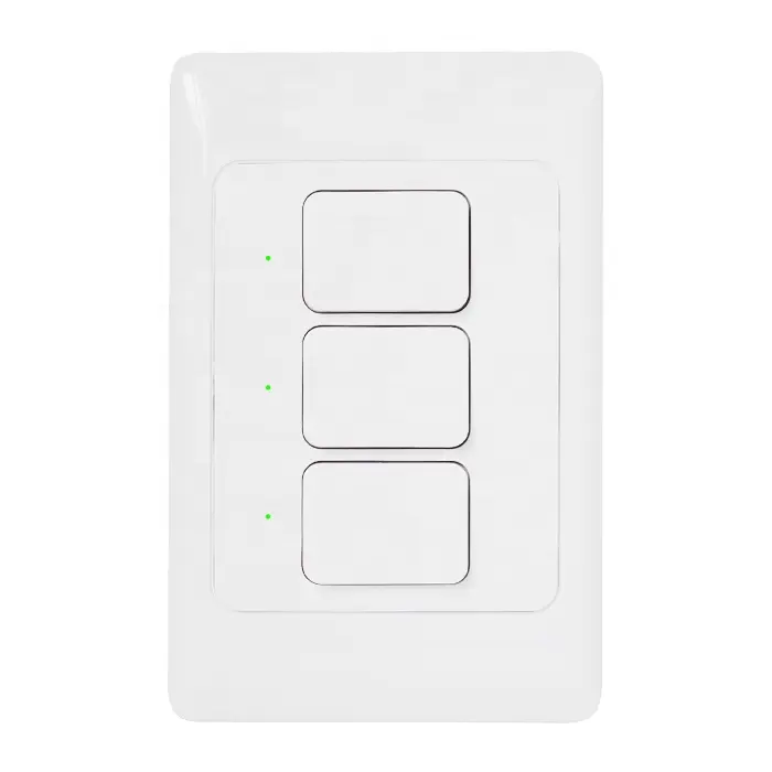 ETL Listed AU 1 2 3 gang remote touch smart wall switches wifi smart wall switch ZigBee smart WiFi switch