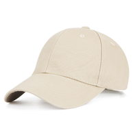 6 paneles de gorras de béisbol bordadas para mujer, gorras de béisbol personalizadas con parte trasera cerrada, color blanco, Unisex, deportivas