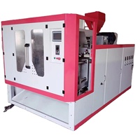 Machine de soufflage de réservoirs de stockage d'eau en plastique, machine de soufflage de barils en plastique, machine de soufflage de bouteilles en PET de 5 l, machine de soufflage de bouteilles semi-automatique