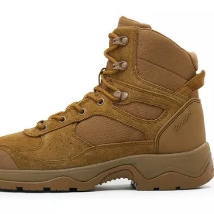 Высококачественные замшевые кожаные ботинки тактические тренировочные уличные коричневые ботинки