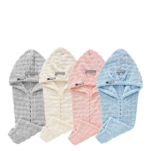 Gorro de Secado Rápido para el Cabello, de Felpa Coral, Color Sólido, para Uso Doméstico - Product Image 2