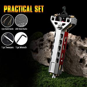 Metal Slingshot Catapult Compact 270g Ergonomic Anti-Slip Grip for Precision Target Practice - Product Image 1