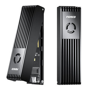 FIDECO - Nueva Carcasa <span class=keywords><strong>USB</strong></span> 3.2 de 10 Gbps para NVMe <span class=keywords><strong>SATA</strong></span>, Adaptador de SSD a <span class=keywords><strong>USB</strong></span> con Ventilador de Refrigeración - Product Image 1