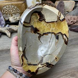Hot <b>Sale</b> Wholesale price Natural crystal bowl for healing Septarium Stone Bowls for Wedding <b>Gifts</b> Healing - Product Image 4
