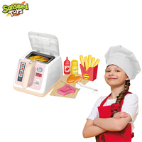 Ensemble de jouets de cuisine électrique avec poêle à frire en plastique qui change de couleur, son et lumière, jeu d'imitation alimentaire