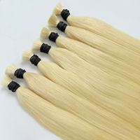 Extensions de cheveux vietnamiens blonds Pephair, 100% cheveux humains Remy, teints, Megahair, vente en gros, trame simple