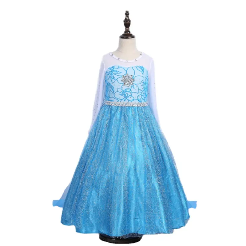 Enfants Filles Robes Robe Costume Fête Robes Longues 3-8Y