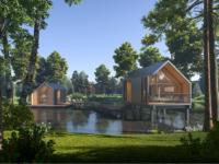 Villa modulaire préfabriquée de luxe - Cabane de villégiature - Maison à ossature bois |   Conception personnalisée Australie / Canada