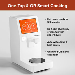 Máy nấu mì ramen tự động thông minh NEO CUCINA 3 trong 1, tự phục vụ, kiểu Hàn Quốc, tích hợp nước nóng & bếp từ - Product Image 2