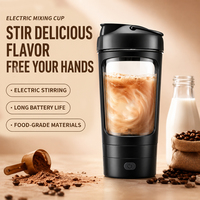 Bouteille de shaker électrique personnalisée avec logo, étanche, silencieuse, à agitation magnétique, pour protéines, en Tritan, pour la gym