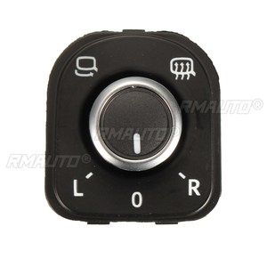 1 interruptor negro para espejo lateral de coche, para VW Golf GTI MK5 MK6, para Jetta MK5 Rabbit 2006-2012 5ND959565A 5K0959565 - Product Image 3