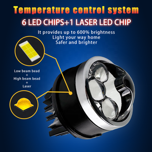 Factory Direct Customization Best Projector Fog Lamp 3 Inch Tri Color Projector Fog Headlights <strong>Led</strong> <strong>Lights</strong> for <strong>Swift</strong> Car - Product Image 3