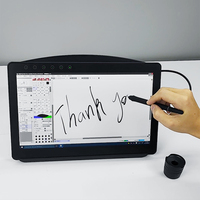 Tablette graphique de haute qualité de 13.3 pouces 8192 niveau de pression 266PPS moniteur de dessin Signature Pad 10 points LCD Portable