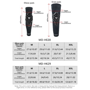 충격방지 모토크로스 MTB 오토바이 무릎 팔꿈치 보호대 M-XXL - Product Image 3