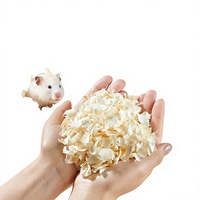 Litière pour hamster en copeaux de bois d'aspen et coton de papier, désodorisante, sans poussière, pour l'aménagement de l'habitat et le terrains de jeu, fournitures pour petits animaux, toutes saisons