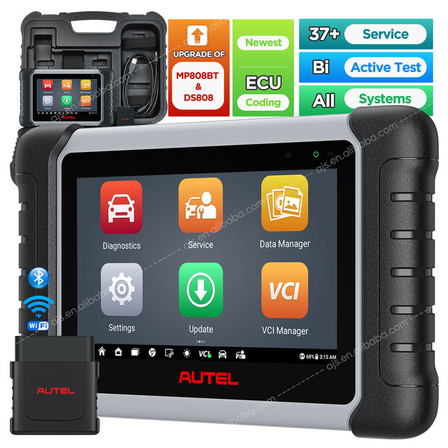 Autel MP808BT PRO 5x Faster Processor 4GB RAM 64GB Memory All System Altar OBD2 Diagnostic Scanner for Car Diagnostic Tool