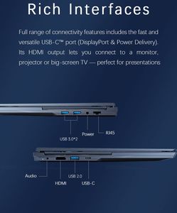 2025 PC oyun Intel Core I7 9. Gen I7-9750H PC taşınabilir 16.1 inç çift çift ekran oyun bilgisayarı Intel dizüstü - Product Image 6