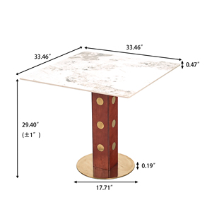 Voxhome Drop Shipping Hiện Đại Giữa Thế Kỷ Thiêu Kết Đá Vòng Bàn Ăn Cho <span class=keywords><strong>2</strong></span> 4 Bistro Bảng Ăn Sáng Nook Bảng - Product Image 5