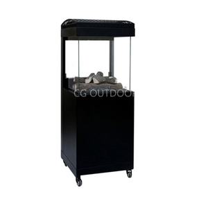 Commercial Jardin Patio Extérieur Direct Vent Brûleur À Gaz Foyer Vanne À Gaz <span class=keywords><strong>Cheminée</strong></span> Avec <span class=keywords><strong>3</strong></span> Côtés <span class=keywords><strong>Vitres</strong></span> Chauffage À Gaz - Product Image 4