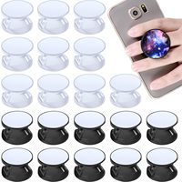 Boş PVC Termal Transfer Baskılı Katlanabilir Mini Cep Telefonu Tutucu Kendinden Yapışkanlı DIY Cep Telefonları Tabletler Promosyon