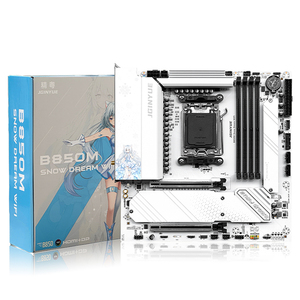 เมนบอร์ด New B850M Snow Dream WiFI AM5 รองรับหน่วยความจำ 192G PCIe 5.0x4 สำหรับเดสก์ท็อปเกมมิ่ง เมนบอร์ด B850M พร้อมช่องใส่หน่วยความจำสี่ช่อง - Product Image 1