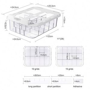 Nueva Caja de Almacenamiento Multifuncional Sin Perforaciones, Caja de Almacenamiento Colgante para Ropa Interior, Calcetines y Condimentos para Armario - Product Image 3