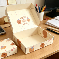 Boîte d'expédition pliante en carton ondulé personnalisée pour l'e-commerce et les produits de vente au détail