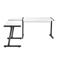Venta directa de fábrica de mesas de ordenador de juegos de gama alta para el hogar, luces Led Rgb negras, ordenador, PC, Gamer, mesa de juegos, escritorio