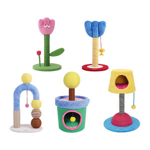 บ้านแมวแบบมีโครงปีนป่ายอเนกประสงค์ <span class=keywords><strong>Zeze</strong></span> ทนทานต่อการสึกหรอ ไม่หลุดร่วง ของเล่นแมวรูปยีราฟสุดชิค พร้อมที่ลับเล็บในตัว - Product Image 1