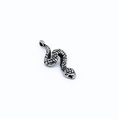 Pendentif Serpent Yunnique en Acier Inoxydable pour Fabrication de Bracelets, Forme Irrégulière, Procédé de Coulée GZY-PJ0000A - Product Image 5