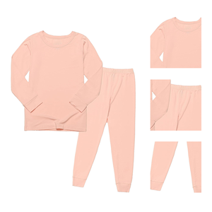Conjuntos de ropa para niñas 2025, venta al por mayor, Conjunto de <span class=keywords><strong>pijama</strong></span> suave y cómodo para niños, exquisitos pijamas de manga larga para Otoño e Invierno para niños - Product Image 2