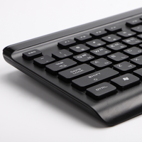 Nouveau clavier USB filaire standard à membrane avec touches chocolat, ultra-mince, plug-and-play, lettres gravées au laser, plus durable, sans clavier physique
