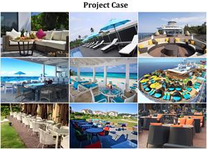 फोशान 3 टुकड़ा आउटडोर बिस्ट्रो कॉफी टेबल सेट गार्डन रस्सी कुर्सी बालकनी फर्नीचर - Product Image 6