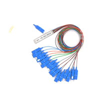 Connecteur SC UPC/APC personnalisé, 1x8 1x16, boîte LGX, Type d'insertion de carte de Cassette, séparateur de fibre plc, diviseur de fibre optique
