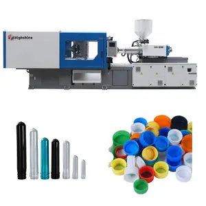 완전 자동 애완 동물 프리폼 플라스틱 사출 성형 기계 가격 애완 동물 사출 성형 기계 만들기 작은 병 모자