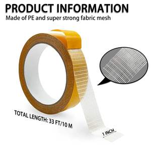 Ruban <span class=keywords><strong>de</strong></span> jonction <span class=keywords><strong>de</strong></span> tapis à double face sensible à la pression, en <span class=keywords><strong>fibre</strong></span> <span class=keywords><strong>de</strong></span> <span class=keywords><strong>verre</strong></span> non tissée à haute viscosité, recyclable et personnalisé - Product Image 5