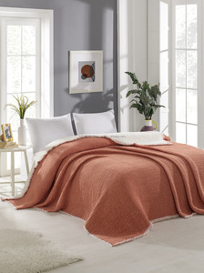 ผ้าห่มผ้ามัสลิน100% ผ้าฝ้ายหนา160x220ซม. 62x86นิ้วผ้าห่มคอตตอน - Product Image 4