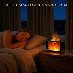 Diffuseur d'arômes à flamme simulée effet feu de camp, veilleuse colorée avec capteur, prix d'usine, pour la maison, cadeau créatif - Product Image 2