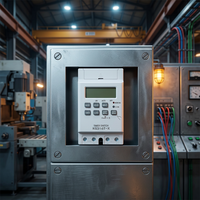 CHRE KG316T-X Sakelar Kontrol Timer Digital yang Dapat Diprogram AC 110V/220V Putih Tegangan Maks 240V Arus Maks 25A