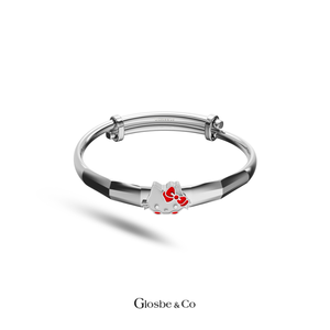 Viet Nam Pure Silver ''Hello Kitty'' <b>Kids</b> <b>Bracelet</b> Cute Silver (Plated in Rose/Yellow/Platinum <b>Gold</b>) BANGLES - Product Image 4