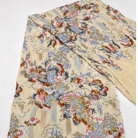 Base en velours avec cristal brodé tissu pour automne hiver Robe Robe coton veste gilet manteau lourd Floral brodé