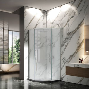 Porte de douche coulissante en verre Black Diamond, écran de douche pour salle de bain - Product Image 6