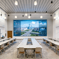Pantalla LED de Instalación Fija para Interiores RAYBO, Panel LED HD sin Costuras de Paso Fino P1.25 para Salas de Conferencias
