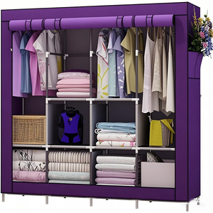 NIHAO Chine Armoire portable pliable en toile bon marché - Product Image 3