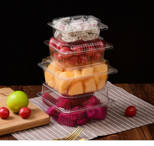 กล่องพลาสติกใสแบบใช้แล้วทิ้งสำหรับบรรจุผักและผลไม้ เกรดอาหาร วัสดุ PET  บรรจุภัณฑ์พลาสติก  เทรนด์ปี 2026 - Product Image 1