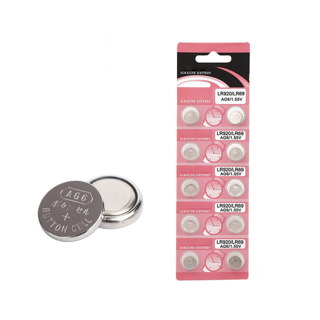 LR69 AG6 370/371 OEM Packaging Silver Oxide CE Certified Button Coin Batteries