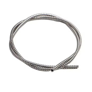 WELLYA Funda Trenzada de Acero Inoxidable 304, Tubo Flexible de Diámetro Pequeño para Protección de Fibra y Blindaje de Cables - Product Image 1
