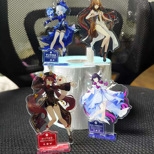 ชุดฟิกเกอร์อะคริลิค 4 ชิ้น/เซ็ต ตัวละครจากเกม Furina Focalors ได้แก่ ยี ซุงกวง โคลัมบินา ไฮโปเซลเนีย คูตาร์ มูนเมเดน ดัมเซลเลตต์ หูเถา - Product Image 3