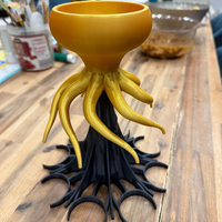 Distributeur et support d'alcool créatif en forme de pieuvre à 8 jets, idéal pour les bars à domicile, les fêtes et les amateurs de barware
