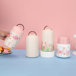 उच्च मूल्य वाले चांदी स्टेनलेस स्टील 316 वैक्यूम इन्सुलेट बेकर आधुनिक डिजाइन पोर्टेबल सूप कप लड़कियों के लिए थोक - Product Image 2